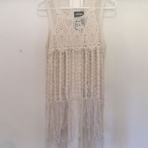 Knit fringe tank from Budapest